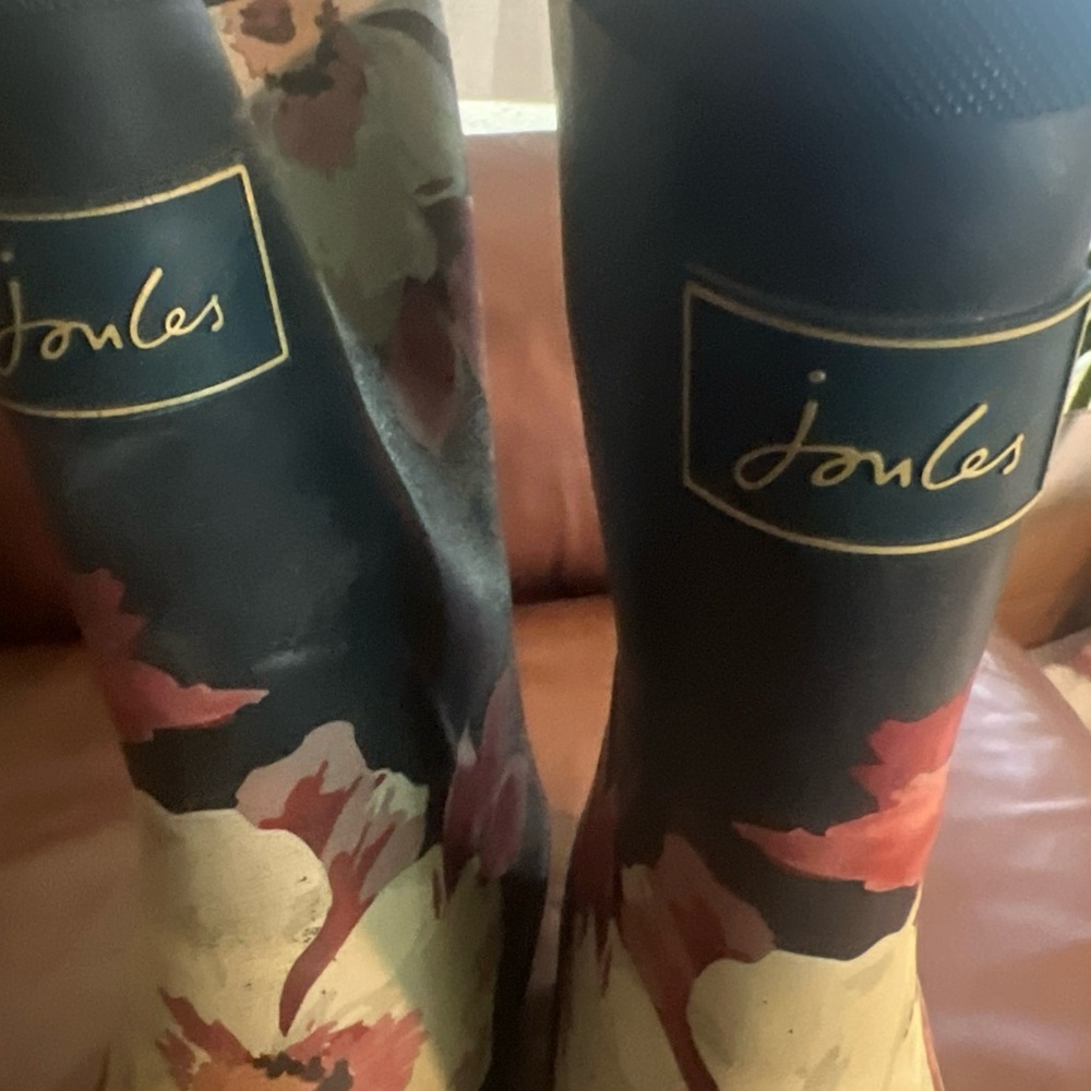 Joules Floral Rain Boots
